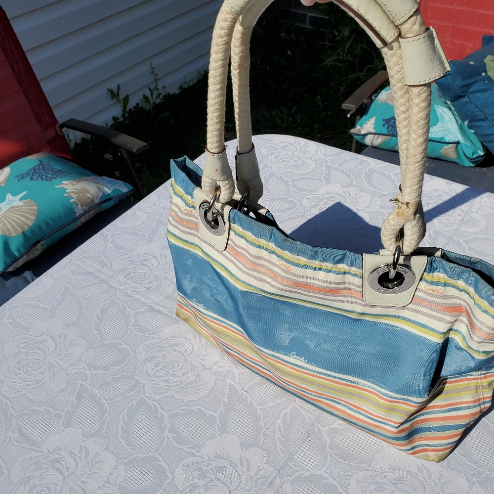 Coach beach bag
